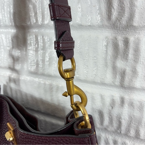 Rebecca Minkoff Darren Shoulder Bag Malbec Dust Bag - Picture 3 of 14